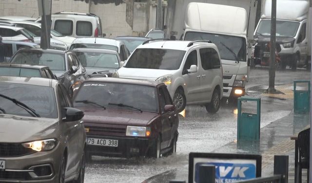 Kilis'te yağış etkili oldu