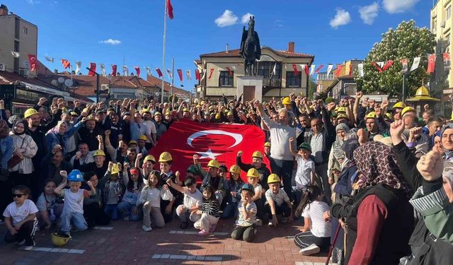 Kütahya'da maden işçilerinden maaş farkı eylemi