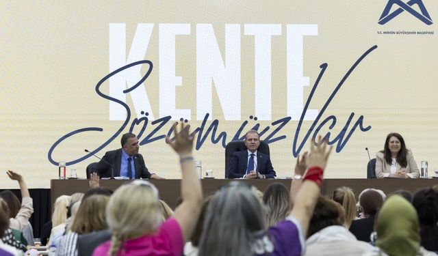 Mersin'de kadınlardan kent için ortak akıl buluşması
