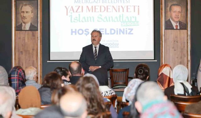 Sanat Melikgazi'de hat sanatının incelikleri konuşuldu