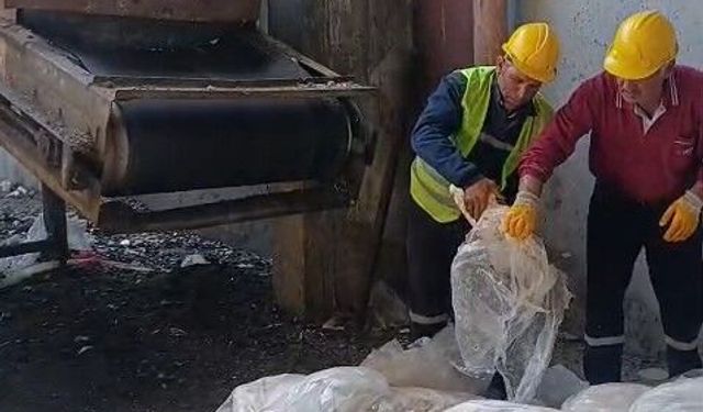 Tekirdağ'da 1 ton 200 kilogram sağlıksız mumbar imha edildi
