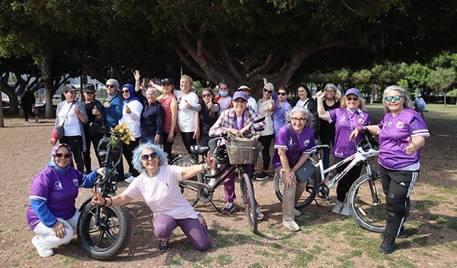 Mersinli kadınlar MERBİDOS ile özgürlüğe pedal çeviriyor