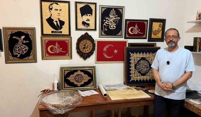Ahşaba sanatla hayat veriyor: 12 yıllık naht tutkusu