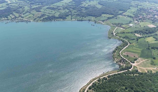 Bolu'da içme suyunun karşılandığı Baraj Gölet'inde su seviyesi yüzde 100'e ulaştı