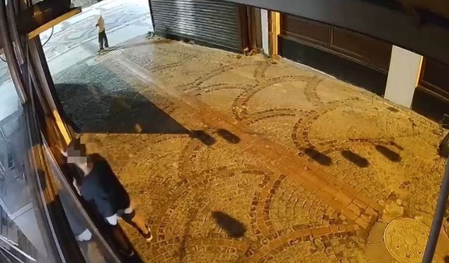 Edirne'de çocuk hırsızlar kameraya yansıdı