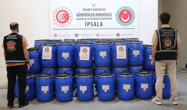 İpsala Gümrük Kapısı'nda 4 ton 321 kilo uyuşturucu ele geçirildi