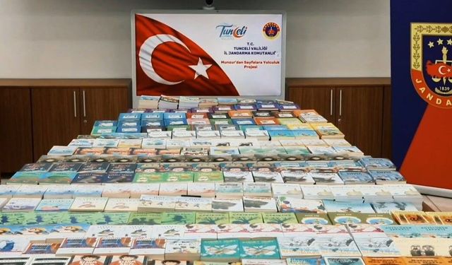 Jandarmadan köy okullarına 5 bin kitaplık destek