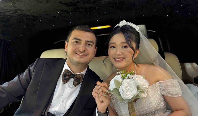 Menteşe'den Vietnam'a uzanan aşk mutlulukla taçlandı