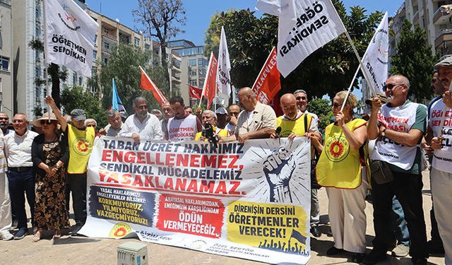 Öğretmenler Mersin’den seslendi: “Hak arayan öğretmenler yalnız değildir”