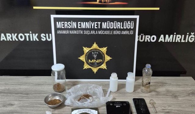 Anamur'da uyuşturucu operasyonu: 1 şüpheli tutuklandı