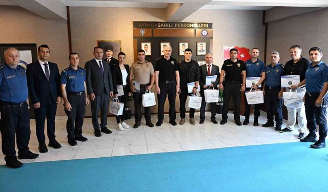 Başarılı Polisler ödüllendirildi