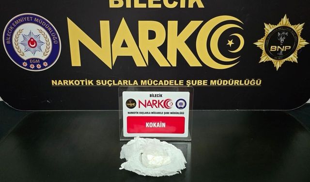 Bilecik'te uyuşturucu operasyonu: 1 gözaltı
