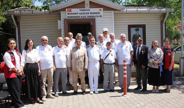 Marmaris'te Kıbrıs Gazileri: 'Yine çağrılsa vatan için göreve hazırız'