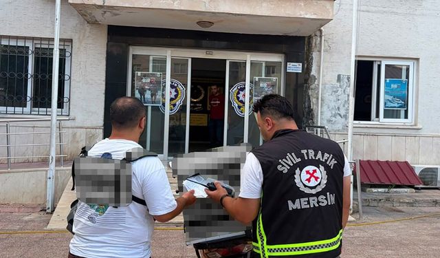 Mersin'de trafikte kavga eden iki sürücüye 362 bin lira ceza