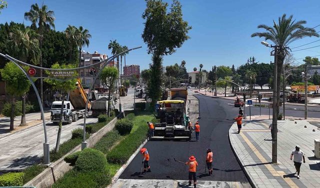 Tarsus'ta kavşak düzenleme çalışması tamamlandı