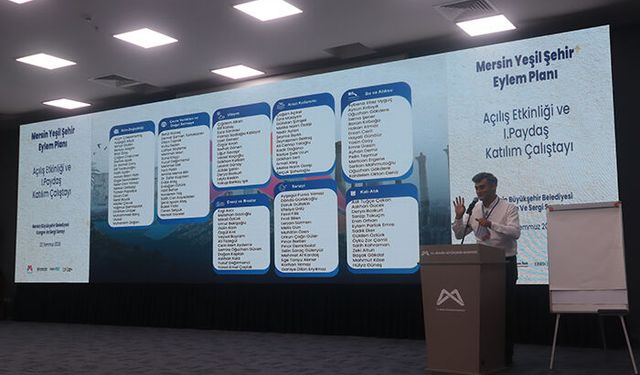 Mersin Yeşil Şehir Eylem Planı Açılış Etkinliği ve 1’inci Paydaş Katılım Çalıştayı başladı