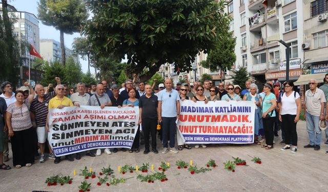 Sivas katliamında hayatını kaybedenler Mersin'de anıldı