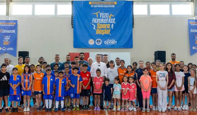 Yenişehir’de yaz spor okulları ile dolu dolu geçiyor