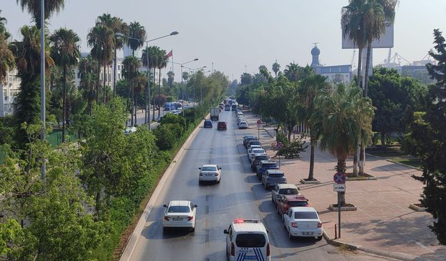 Mersin’de 10 Ağustos Pazartesi günü trafiğin durumu