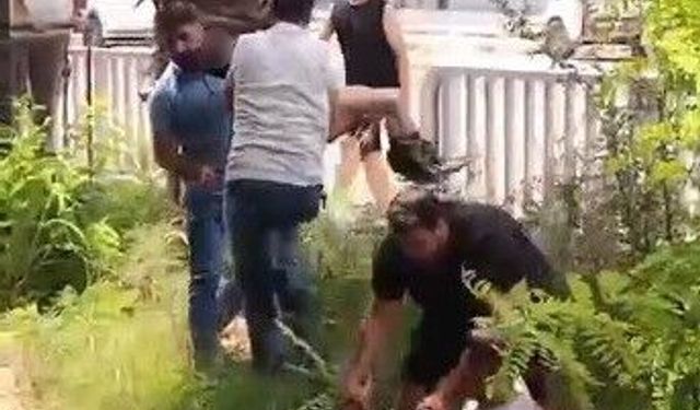 Boğulmak üzere olan çocuğu vatandaşlar son anda kurtardı