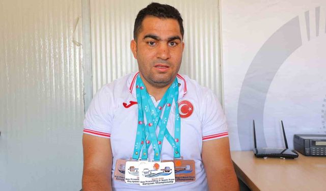 Kahramanmaraşlı görme engelli sporcu Avrupa Şampiyonası'ndan 4 madalyayla döndü