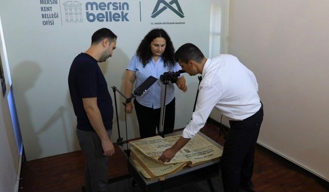 Mersin'in yarım asırlık yerel basın arşivi dijitale aktarılıyor