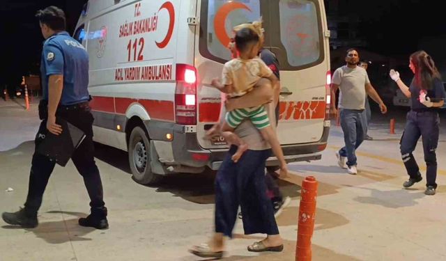 Tüfekten çıkan saçma baba ve 4 yaşındaki oğluna isabet etti
