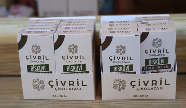 Çivril'in tarımsal ürünleri çikolataya dönüştü