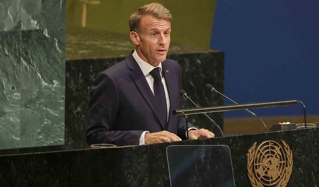 Macron: 'Gazze karşısında eylemsiz kalmaya devam edersek ne gibi bir güvenilirliğimiz olabilir?'