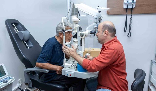 Mersin'de 65 yaş üstü vatandaşlara göz sağlığı desteği