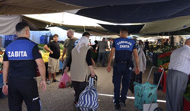 Pazarlarda tartılar denetim altında: Toroslar’da gramaj farkına geçit yok