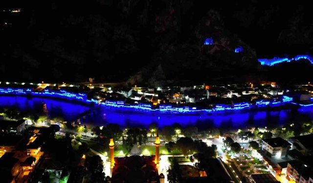 Amasya'nın dünya mirasının ışık sistemi yenilendi: 'Rüya şehir'
