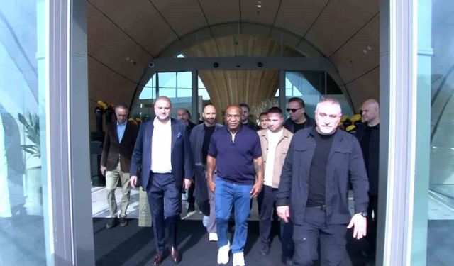 Dünyaca ünlü boksör Mike Tyson İstanbul'da