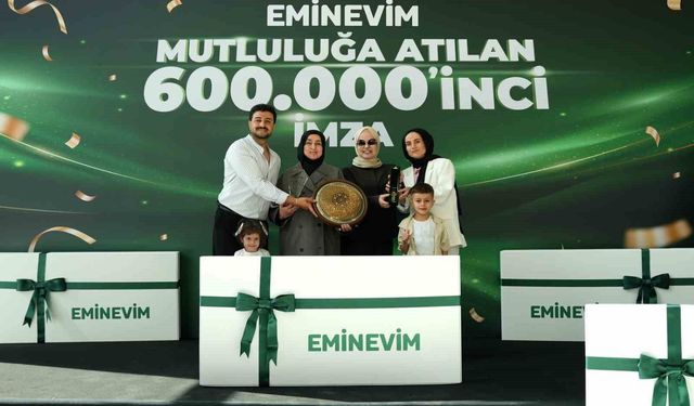 Eminevim'den 600 bininci teslimatla tarihi rekor