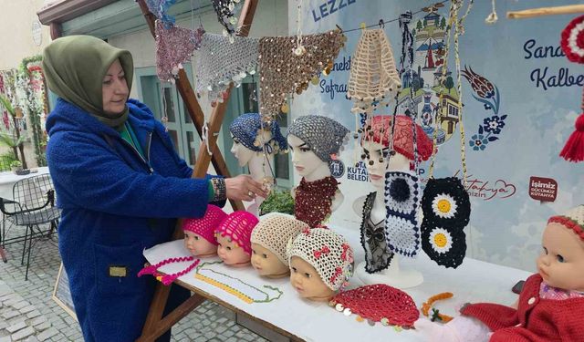 Kütahya'da 40 yıllık örgü tutkusu üretime dönüşüyor