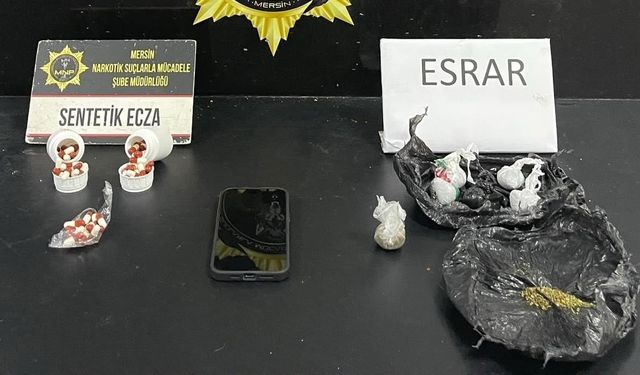 Mersin'de uyuşturucu operasyonu: 1 tutuklama