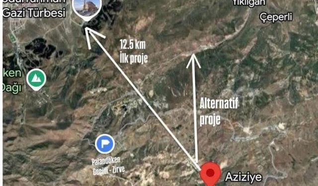 Palandöken tüneli için ilk kazma vuruldu