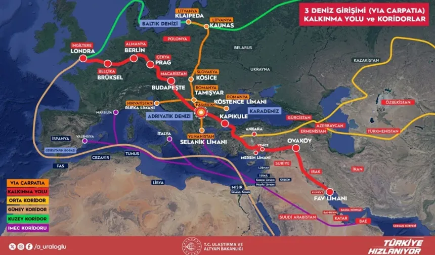 Bakan Uraloğlu: “Otoyol ile Ortadoğu'daki ticaret yolları Türkiye üzerinden bütün Avrupa'ya bağlanacak”