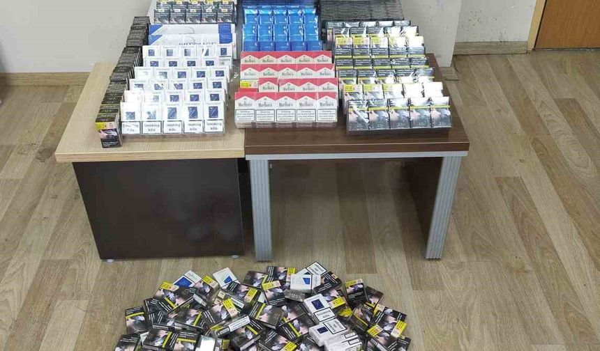 Hatay’da bin 40 paket kaçak sigara ele geçirildi