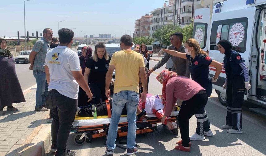Karaman’da otomobilin çarptığı kadın yaralandı