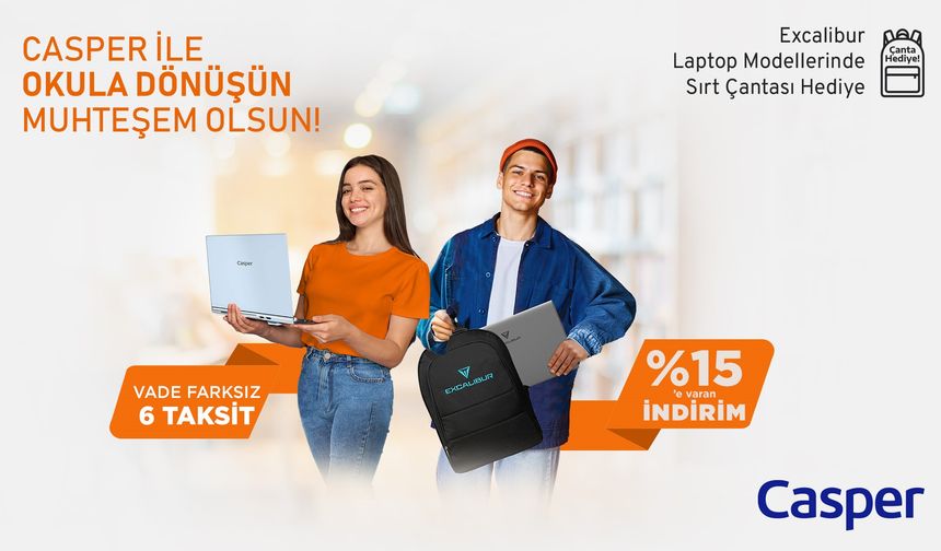 Casper'dan Back to School’a özel teknoloji fırsatları