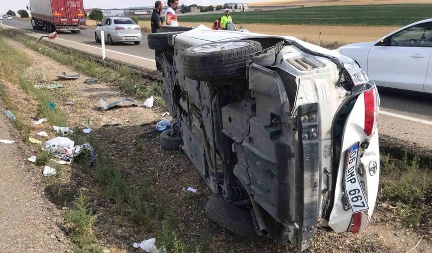 Kırşehir’deki trafik kazası: 5 kişi yaralandı