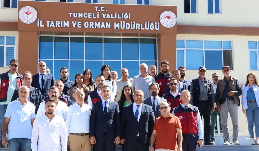 Tunceli’de, tarımsal üretim planlama bilgilendirme toplantısı