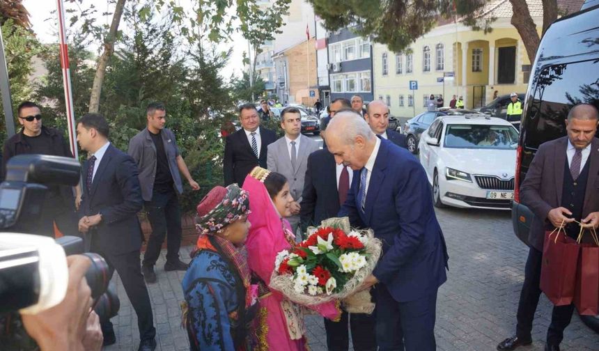 Vali Canbolat, TBMM Başkanı Kurtulmuş’u ağırladı