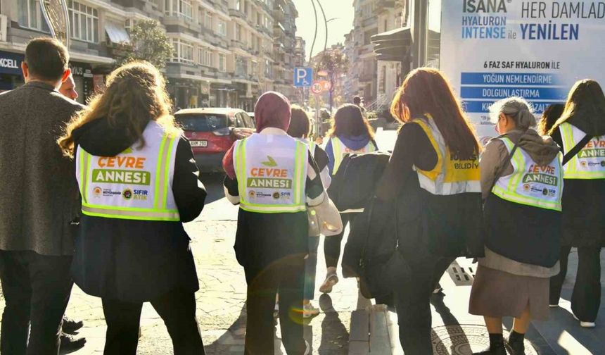 Büyükşehir’den caddede sıfır atık projesi