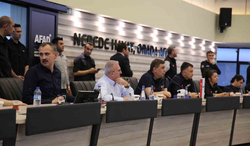 AFAD: "Türkiye Afet Müdahale Planı devreye alınmıştır"