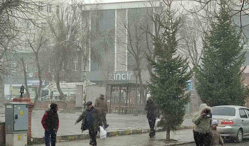 Ardahan’da kar yağışı etkili oldu
