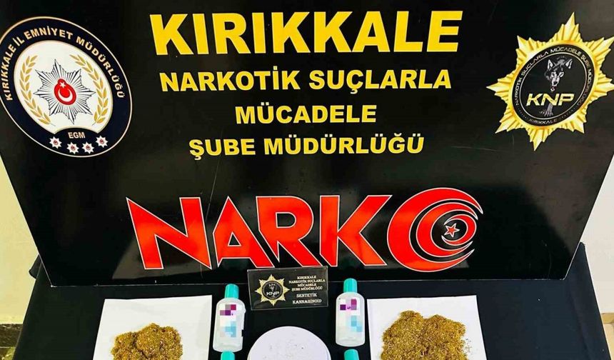 Kırıkkale’de uyuşturucu operasyonu: 2 gözaltı