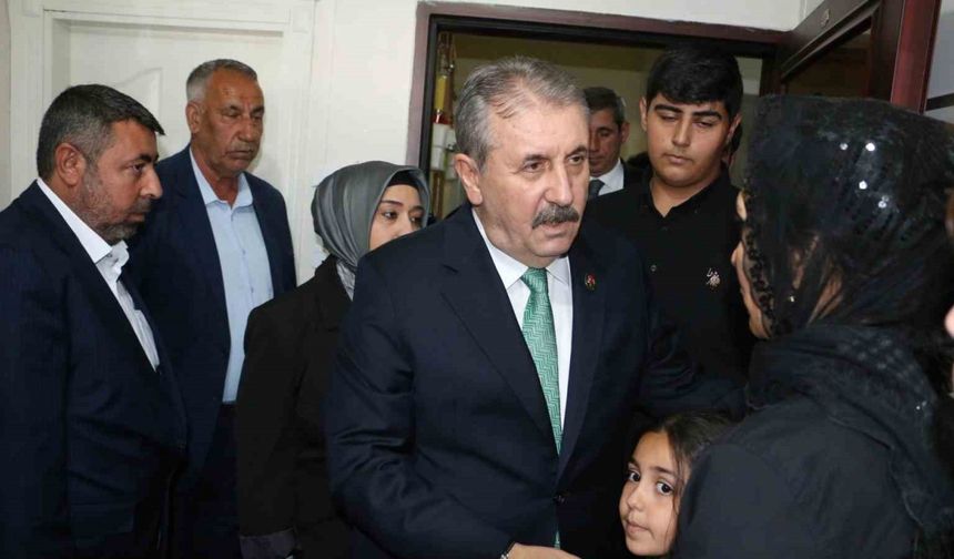 BBP Genel Başkanı Destici, Diyarbakır’da taziye ziyaretine katıldı