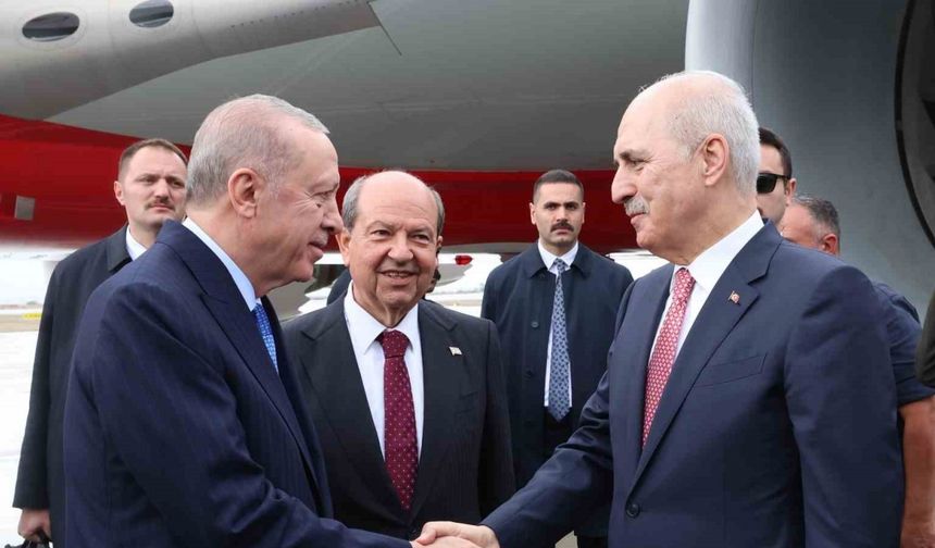 Cumhurbaşkanı Erdoğan KKTC’de